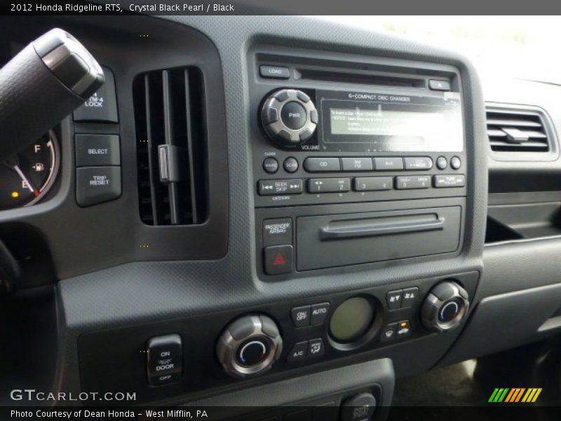 Crystal Black Pearl / Black 2012 Honda Ridgeline RTS