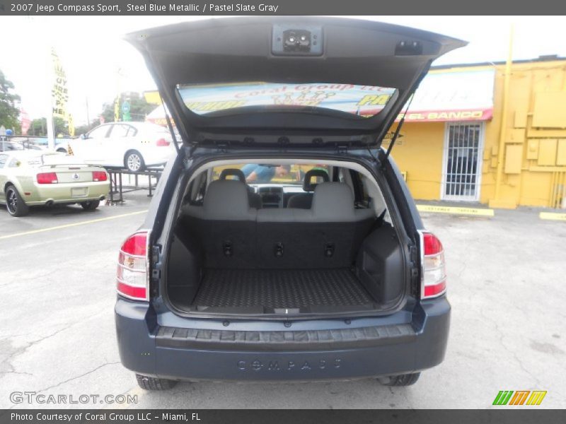 Steel Blue Metallic / Pastel Slate Gray 2007 Jeep Compass Sport