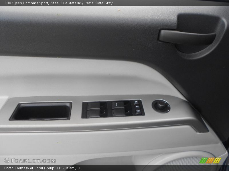 Steel Blue Metallic / Pastel Slate Gray 2007 Jeep Compass Sport