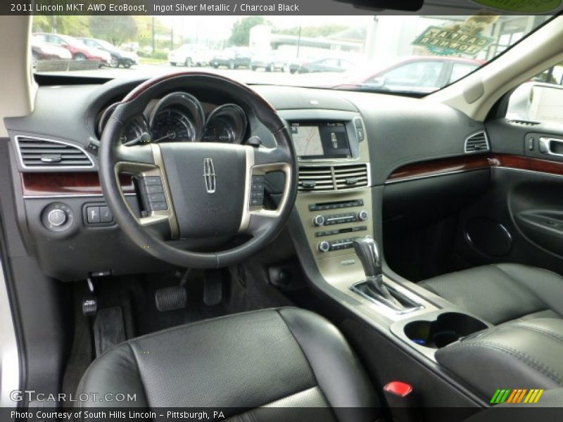 Ingot Silver Metallic / Charcoal Black 2011 Lincoln MKT AWD EcoBoost