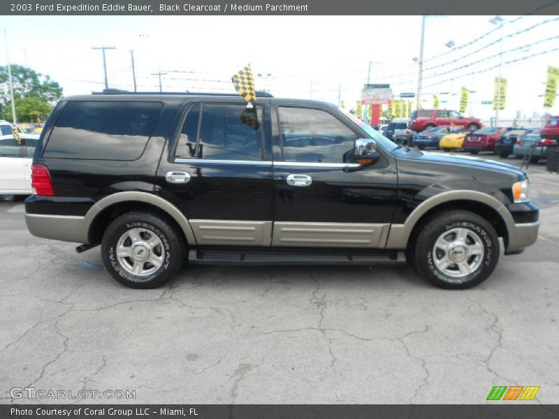 Black Clearcoat / Medium Parchment 2003 Ford Expedition Eddie Bauer