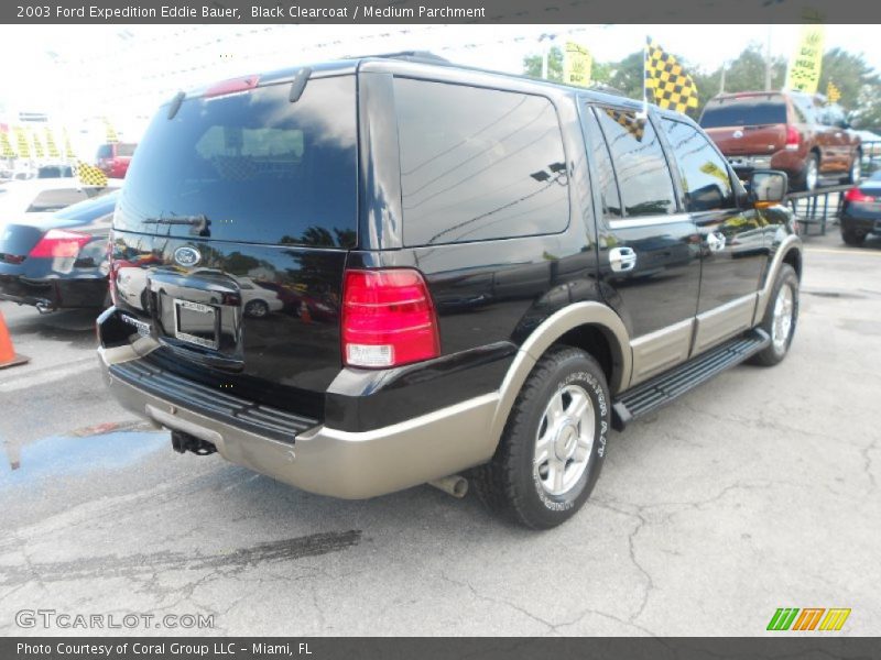 Black Clearcoat / Medium Parchment 2003 Ford Expedition Eddie Bauer