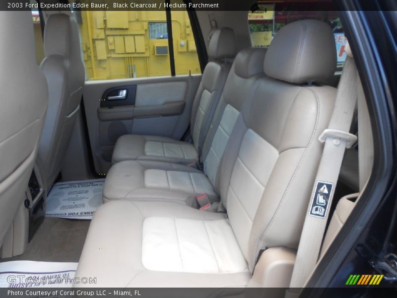 Black Clearcoat / Medium Parchment 2003 Ford Expedition Eddie Bauer