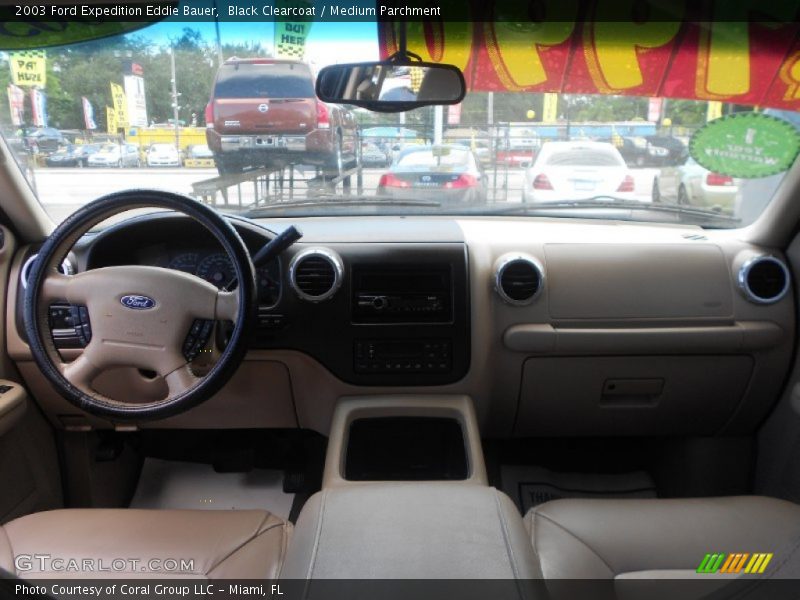 Black Clearcoat / Medium Parchment 2003 Ford Expedition Eddie Bauer