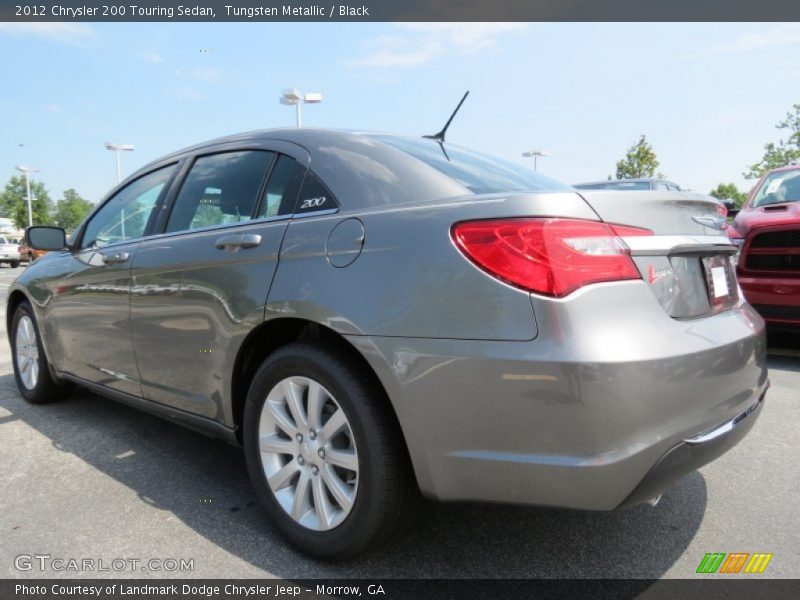 Tungsten Metallic / Black 2012 Chrysler 200 Touring Sedan