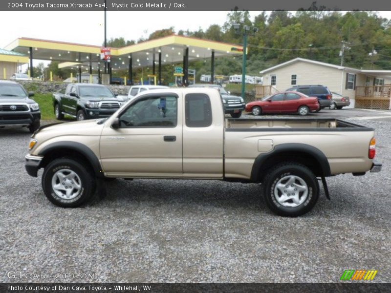 Mystic Gold Metallic / Oak 2004 Toyota Tacoma Xtracab 4x4