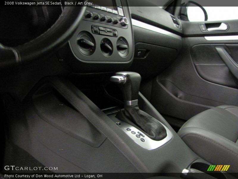 Black / Art Grey 2008 Volkswagen Jetta SE Sedan
