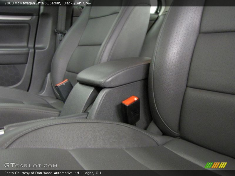 Black / Art Grey 2008 Volkswagen Jetta SE Sedan