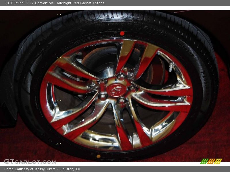 Midnight Red Garnet / Stone 2010 Infiniti G 37 Convertible