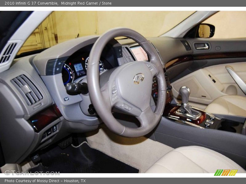 Midnight Red Garnet / Stone 2010 Infiniti G 37 Convertible