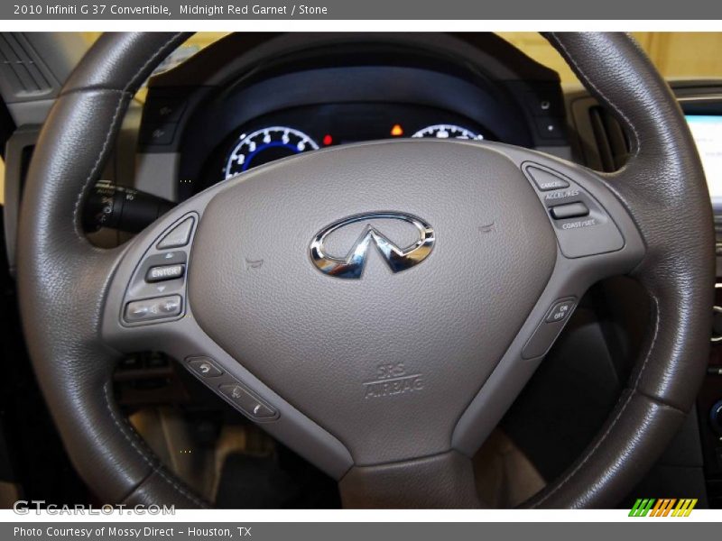 Midnight Red Garnet / Stone 2010 Infiniti G 37 Convertible