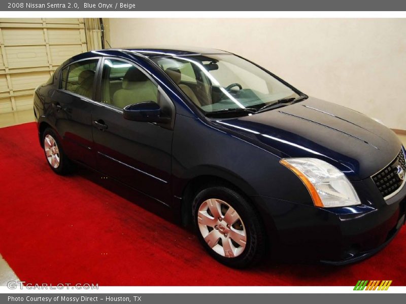 Blue Onyx / Beige 2008 Nissan Sentra 2.0