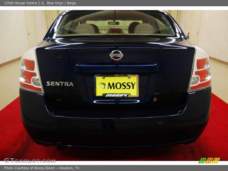 Blue Onyx / Beige 2008 Nissan Sentra 2.0