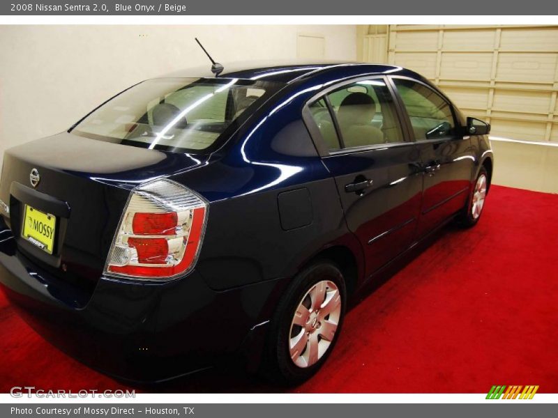 Blue Onyx / Beige 2008 Nissan Sentra 2.0