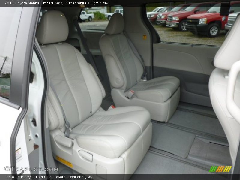 Super White / Light Gray 2011 Toyota Sienna Limited AWD