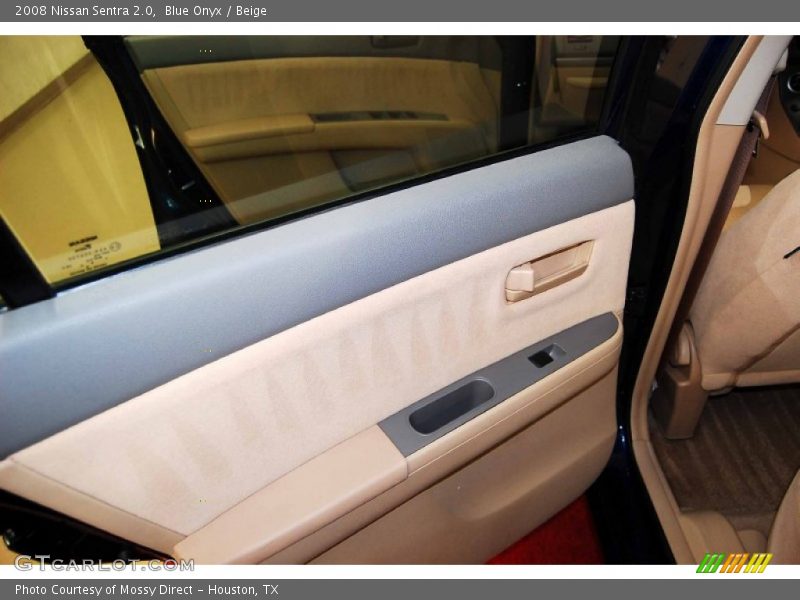 Blue Onyx / Beige 2008 Nissan Sentra 2.0