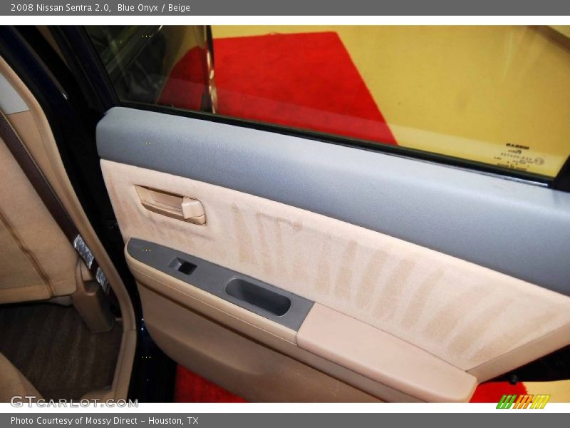 Blue Onyx / Beige 2008 Nissan Sentra 2.0