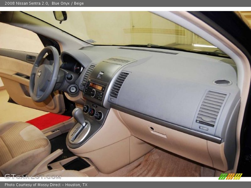 Blue Onyx / Beige 2008 Nissan Sentra 2.0