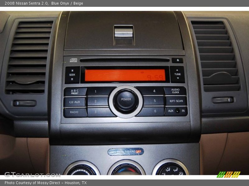 Blue Onyx / Beige 2008 Nissan Sentra 2.0