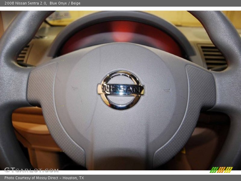 Blue Onyx / Beige 2008 Nissan Sentra 2.0