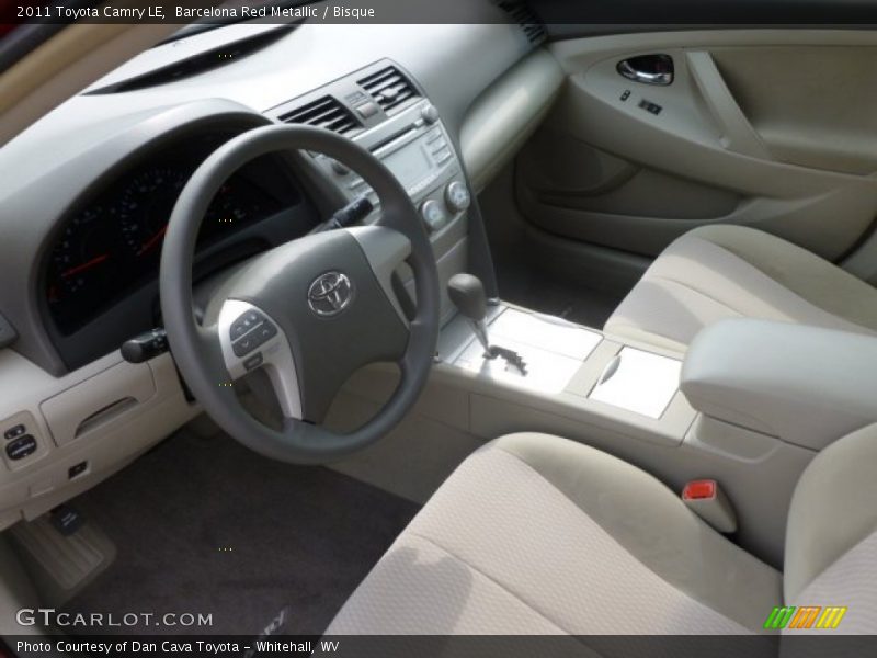 Barcelona Red Metallic / Bisque 2011 Toyota Camry LE