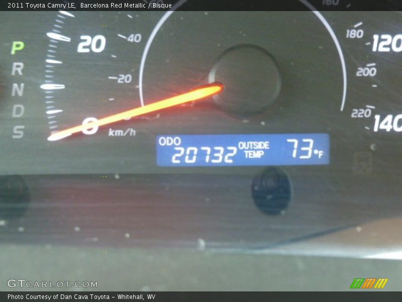 Barcelona Red Metallic / Bisque 2011 Toyota Camry LE