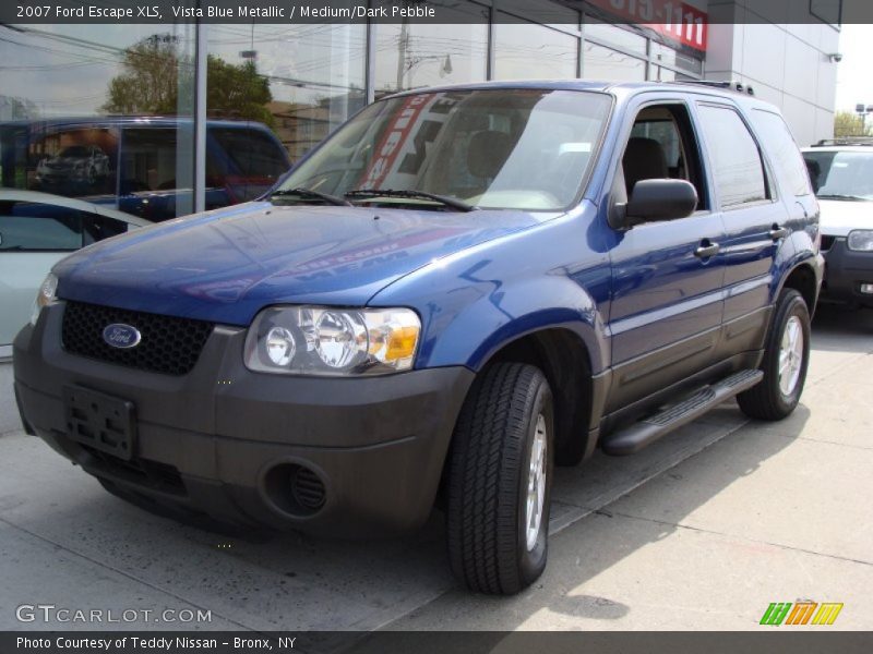 Vista Blue Metallic / Medium/Dark Pebble 2007 Ford Escape XLS