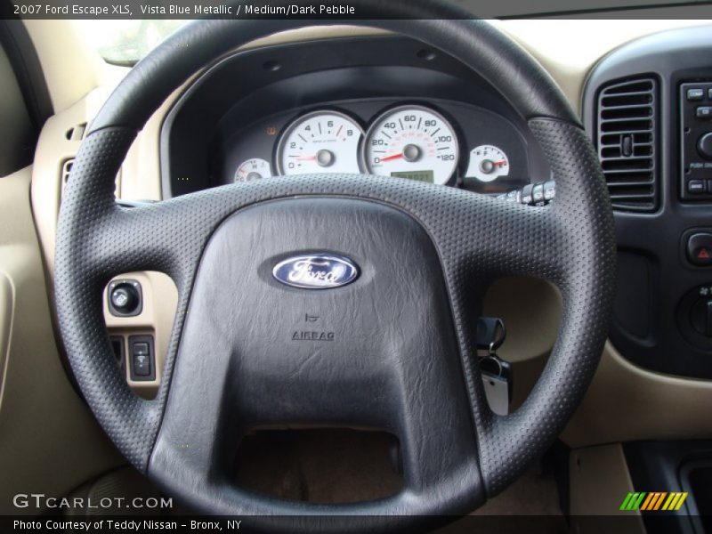 Vista Blue Metallic / Medium/Dark Pebble 2007 Ford Escape XLS