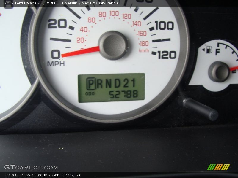 Vista Blue Metallic / Medium/Dark Pebble 2007 Ford Escape XLS