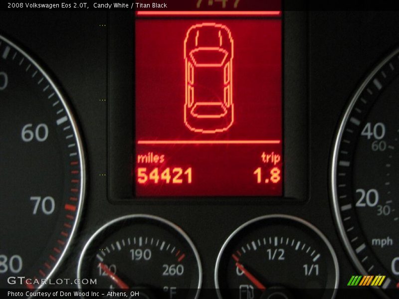 Candy White / Titan Black 2008 Volkswagen Eos 2.0T