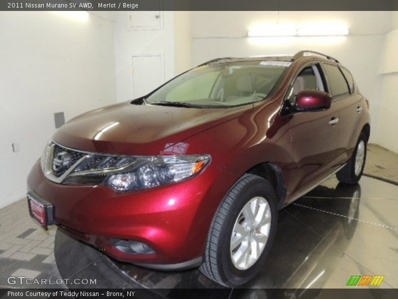 Merlot / Beige 2011 Nissan Murano SV AWD