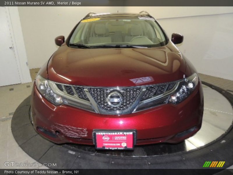 Merlot / Beige 2011 Nissan Murano SV AWD