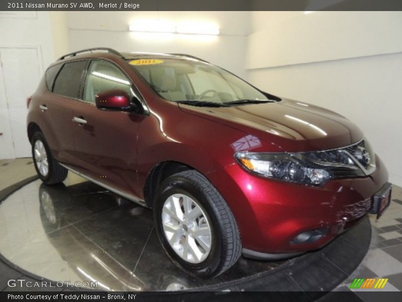 Merlot / Beige 2011 Nissan Murano SV AWD