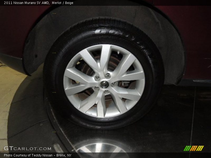 Merlot / Beige 2011 Nissan Murano SV AWD