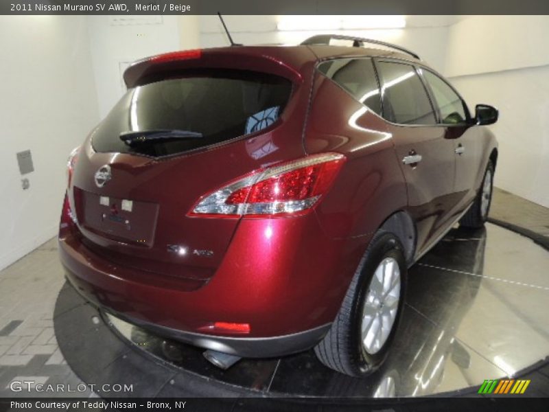 Merlot / Beige 2011 Nissan Murano SV AWD