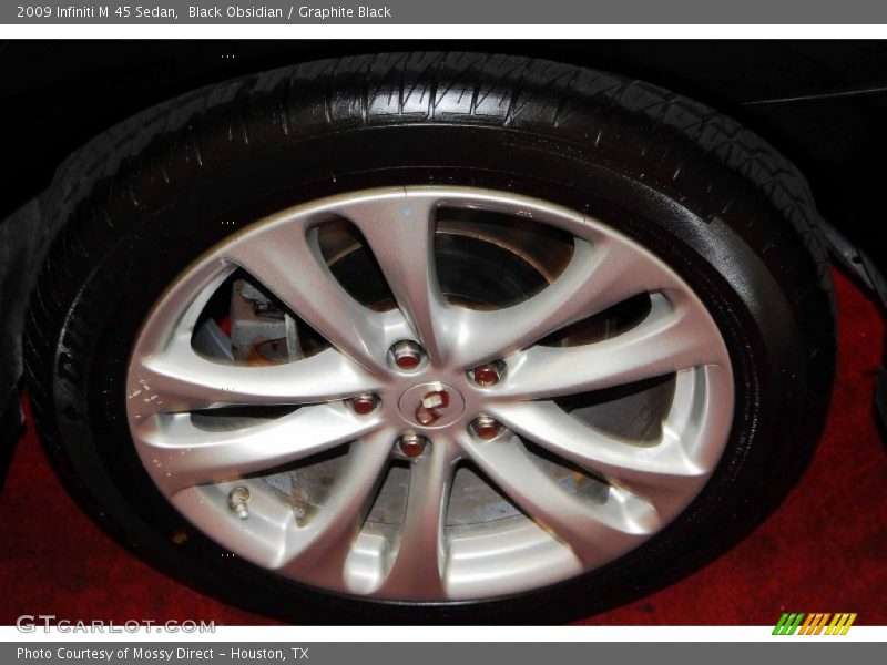 Black Obsidian / Graphite Black 2009 Infiniti M 45 Sedan