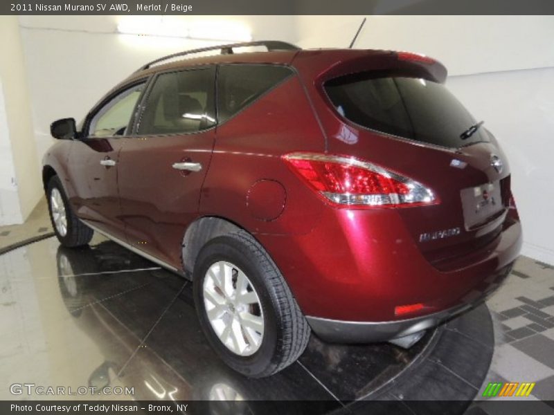 Merlot / Beige 2011 Nissan Murano SV AWD