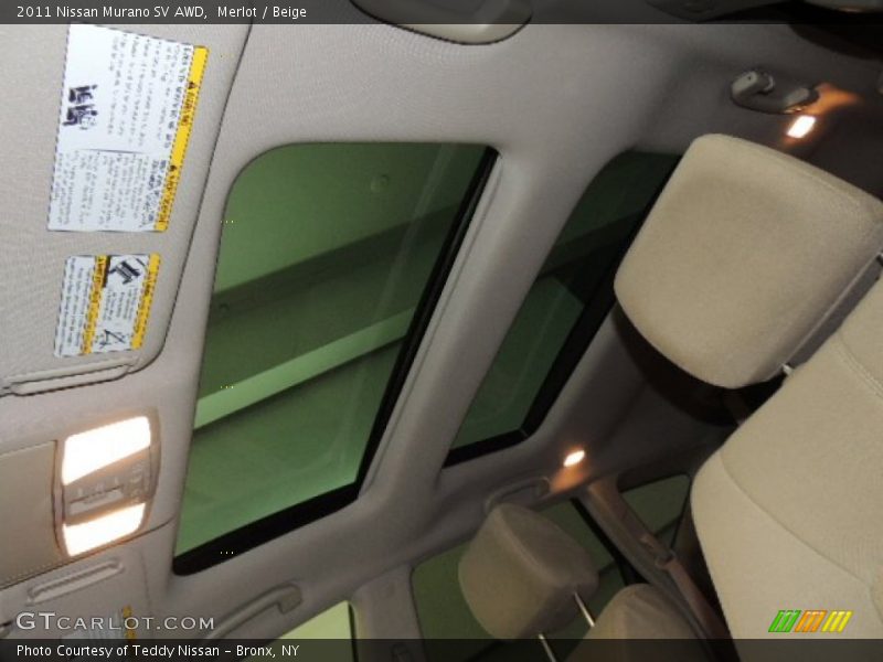 Merlot / Beige 2011 Nissan Murano SV AWD