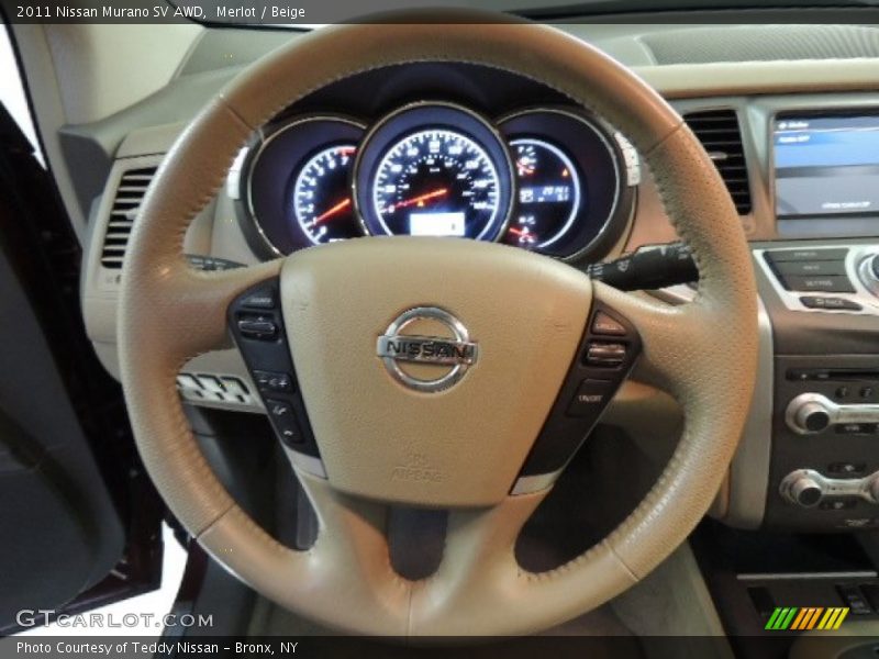 Merlot / Beige 2011 Nissan Murano SV AWD