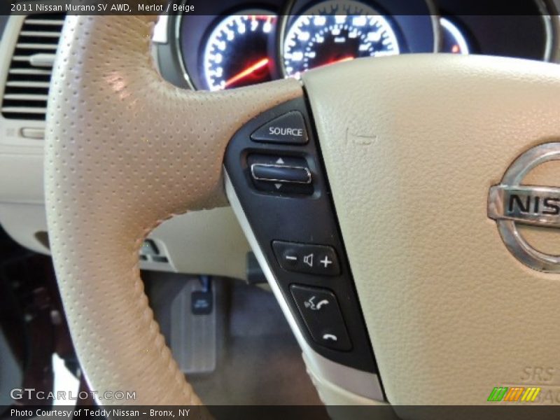 Merlot / Beige 2011 Nissan Murano SV AWD