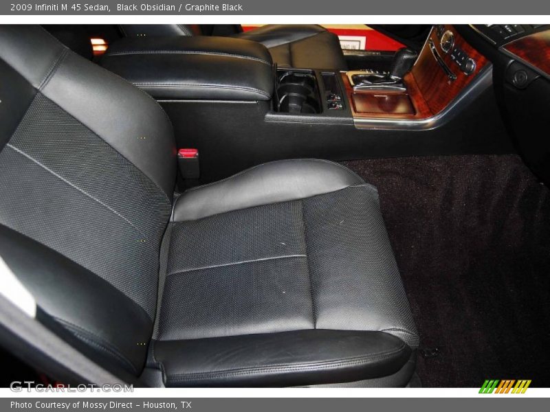 Black Obsidian / Graphite Black 2009 Infiniti M 45 Sedan