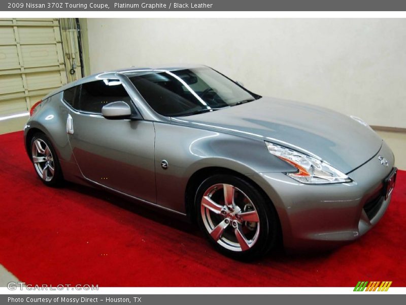 Platinum Graphite / Black Leather 2009 Nissan 370Z Touring Coupe