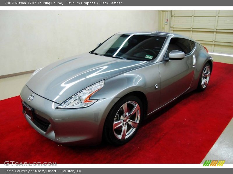 Platinum Graphite / Black Leather 2009 Nissan 370Z Touring Coupe