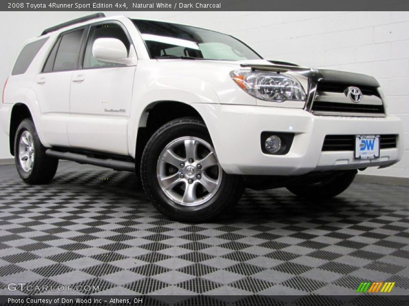 Natural White / Dark Charcoal 2008 Toyota 4Runner Sport Edition 4x4