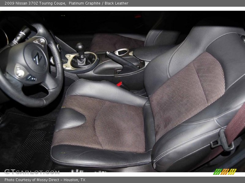 Platinum Graphite / Black Leather 2009 Nissan 370Z Touring Coupe