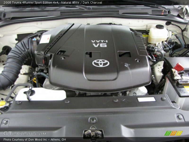 Natural White / Dark Charcoal 2008 Toyota 4Runner Sport Edition 4x4