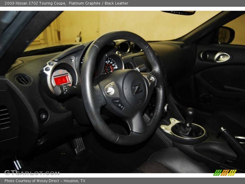 Platinum Graphite / Black Leather 2009 Nissan 370Z Touring Coupe