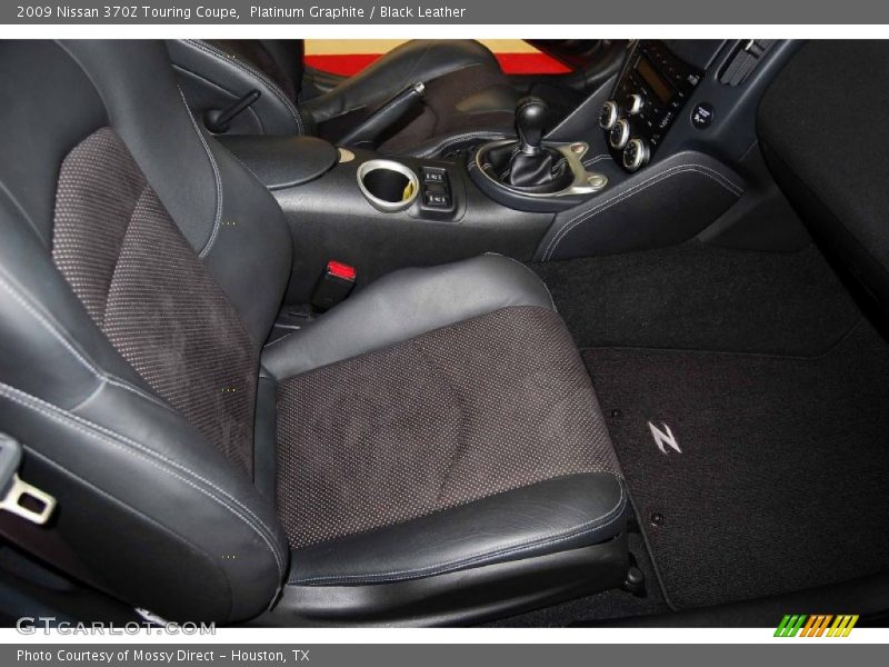 Platinum Graphite / Black Leather 2009 Nissan 370Z Touring Coupe