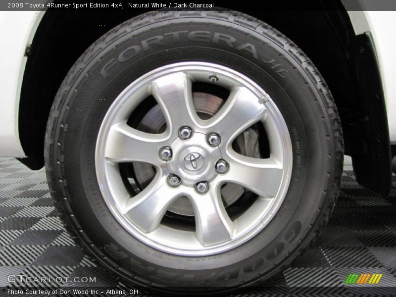 Natural White / Dark Charcoal 2008 Toyota 4Runner Sport Edition 4x4