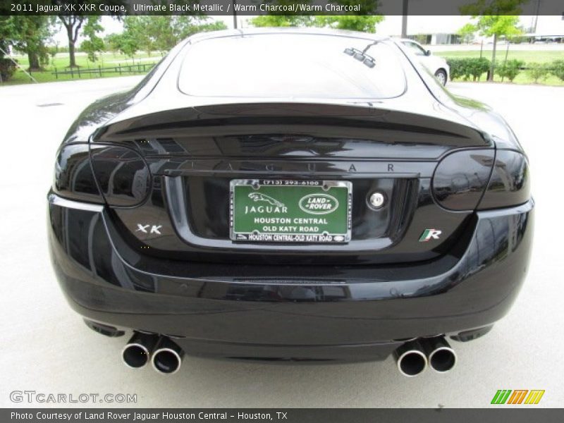 Ultimate Black Metallic / Warm Charcoal/Warm Charcoal 2011 Jaguar XK XKR Coupe